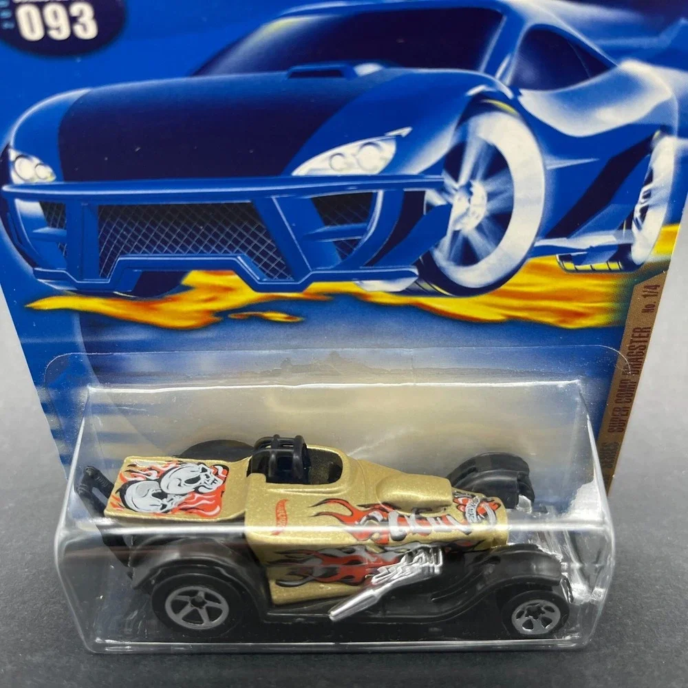 Hot Wheels Skin Deep Series Super Comp Dragster Drag Car Gold Diecast 1/64 #093
